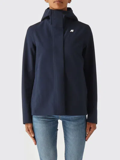 K-way Madalina Bonded Jersey Jacket In Blue