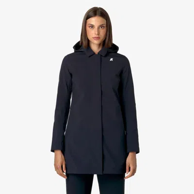 K-way Jacket Mathy Bonded In Blue