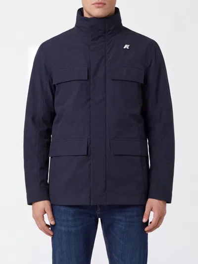 K-way Utility Pocket Jacket In Blue