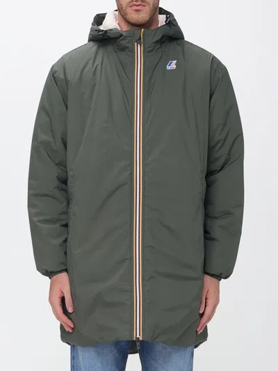 K-way Jacket Men Color Green