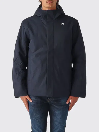 K-way Jacket Men Color Navy In Blue