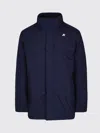 K-way Man Jacket Midnight Blue Size Xxl Recycled Polyamide In Blue