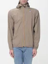 K-way Jacket  Men Color Beige In Brown