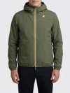K-way The Mini Waterproof Jacket For Active Boys In Green