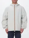 K-way ジャケット メンズ カラー ブラウン In White
