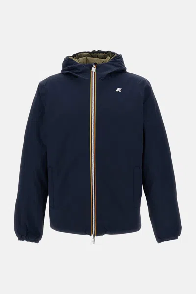 K-way Jacket Reversible Jack St Warm In Blue