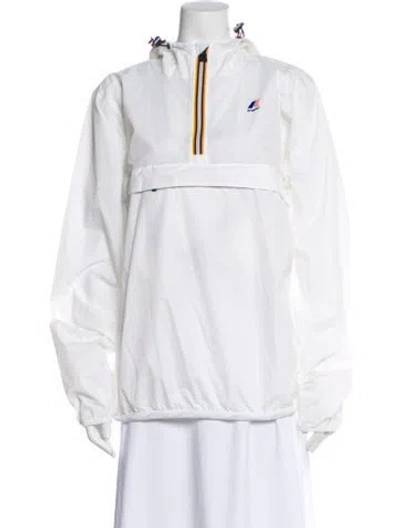 Pre-owned K-way Jacket In White