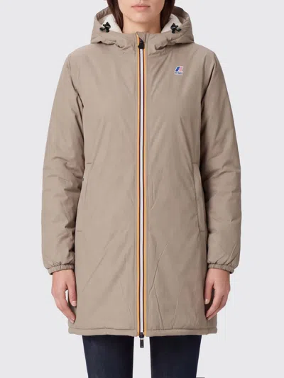 K-way Jacket Woman In Brown