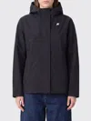 K-way Black Rose Stretch 2l Waterproof Windproof Polyester Jacket In Black