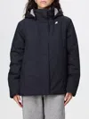 K-way Black Rose Stretch 2l Waterproof Windproof Polyester Jacket In Black
