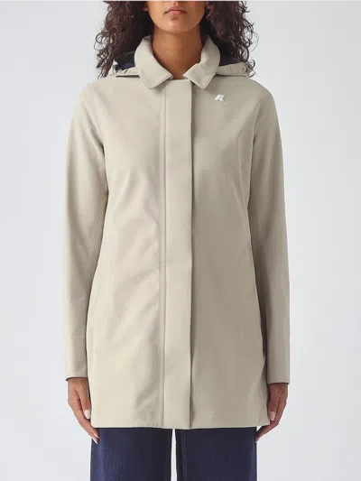 K-way Jacket Woman Color Blue In Neutral