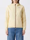 K-way Le Vrai 4.0 Claudette Technical Fabric Jacket In Yellow