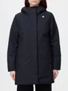 K-way Jacket Woman Color Grey In Blue