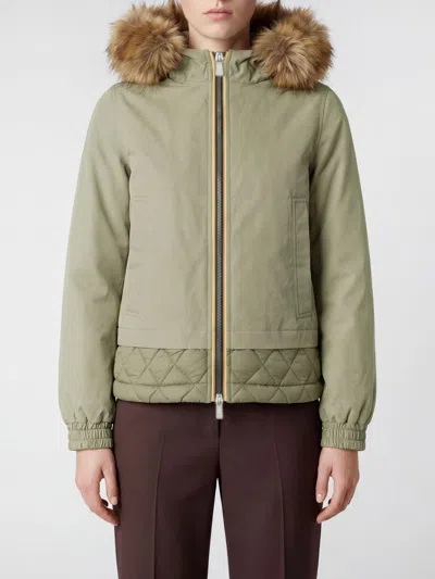 K-way Jacket Woman In Green