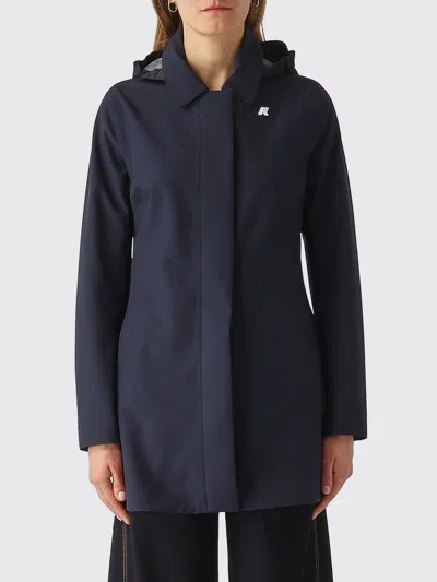 K-way Giubbino Mathy Bonded Jersey Blu In Blue