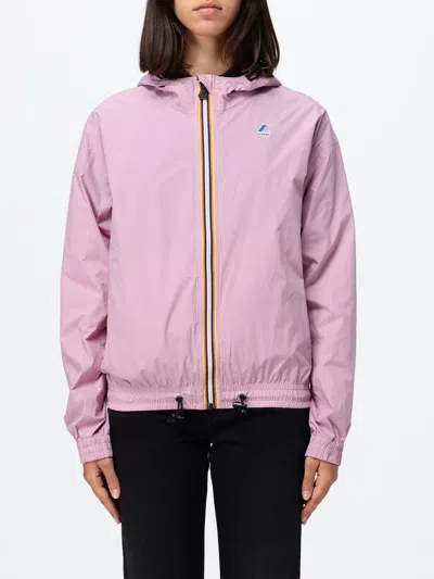 K-way Jacket Woman In Animal Print