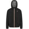 Kway Jackets Man  - Stretch Nylon Jersey Jack - Black In Multi