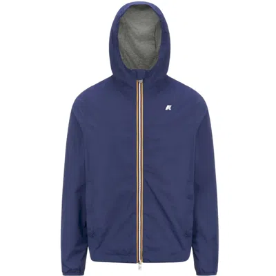 Kway Jackets Man  - Stretch Nylon Jersey Jack - Blue