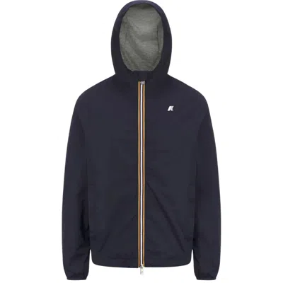 Kway Jackets Man  - Stretch Nylon Jersey Jack - Blue