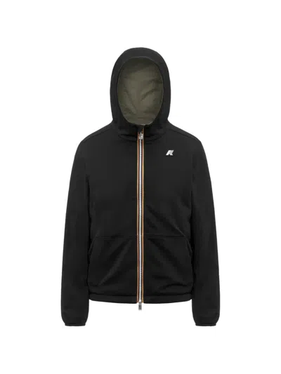 K-way Jake Reversible Jacket In Black