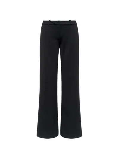K-way Jalle Sl Wide-leg Trousers In Black