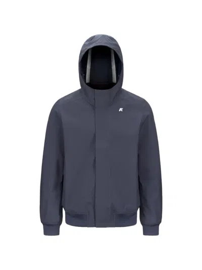 K-way Joachim Hooded Jacket In Blue
