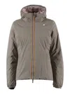 K-way Lily St Thermo Reversible Down Jacket In Green