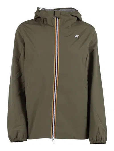 K-way K Way Marguerite Stretch Poly Jerseymedio In Green