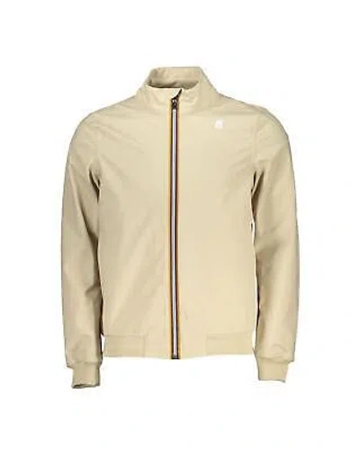 Pre-owned Kway K-way Sportjacke Mit Reissverschluss Und Kontrastdetails - Jackets - Beige