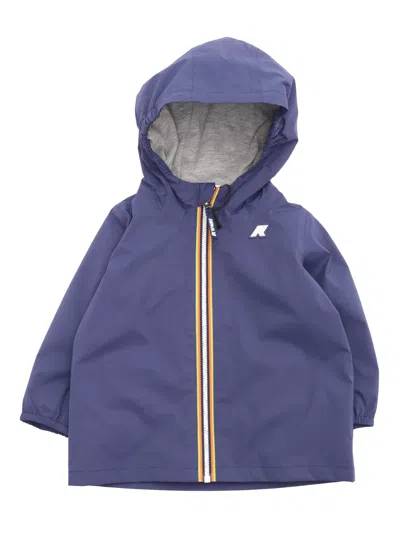 K-way Kids E. Jack Stretch Nylon Jersey Corto In Blue