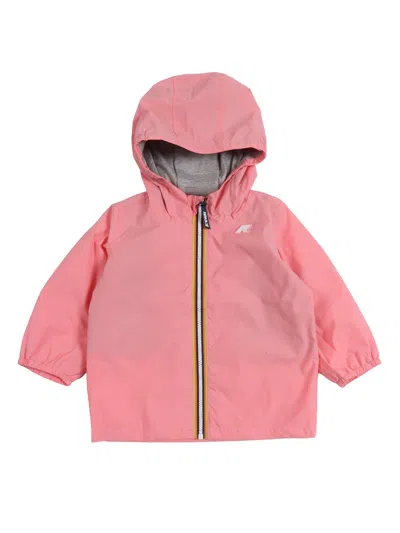 K-way Kids E. Jack Stretch Nylon Jersey  Corto In Pink
