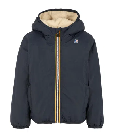K-way Kids Le Vrai 4.0 Claude Jacket In Blue
