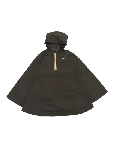 K-way Kids P. Le Vrai 4.0 Morgan Poncho In Green