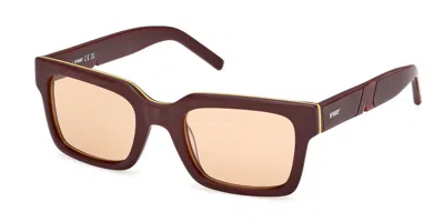K-way Kw0001 70s Men's Sunglasses Burgundy Size 52