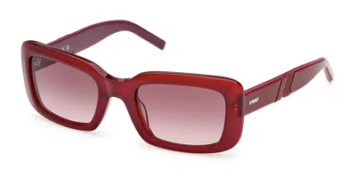 K-way Kw0007 66z Women's Sunglasses Red Size 53 In Burgundy