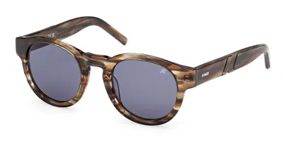 K-way Kw0008 50v Men's Sunglasses Brown Size 50