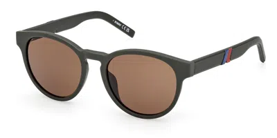 K-way Kw0011 97h Men's Sunglasses Green Size 52