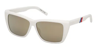 K-way Kw0013 21g Women's Sunglasses White Size 57