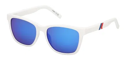 K-way Kw0014 21x Men's Sunglasses White Size 54