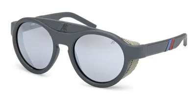 K-way Kw0015 20c Men's Sunglasses Grey Size 52 In Gray