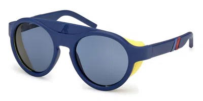 K-way Kw0015 91v Men's Sunglasses Blue Size 52