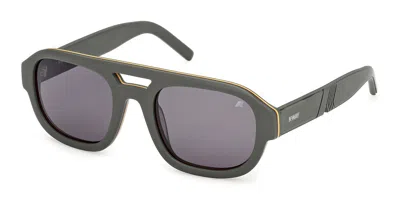 K-way Kw0017 97n Men's Sunglasses Green Size 52