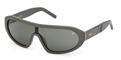 K-way Kw0018 97n Men's Sunglasses Green Size 99