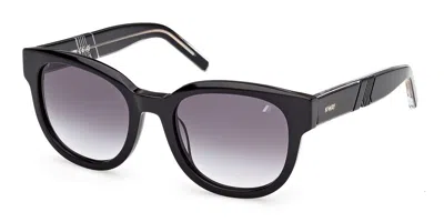 K-way Kw0021 01b Women's Sunglasses Black Size 52