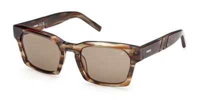 K-way Kw0022 50n Men's Sunglasses Brown Size 52