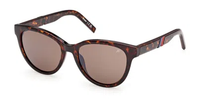 K-way Kw0025 52h Women's Sunglasses Tortoiseshell Size 53 In Brown