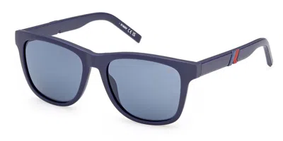 K-way Kw0027 91v Men's Sunglasses Blue Size 54