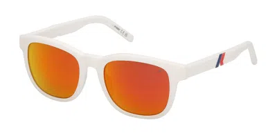 K-way Kw0028 21l Men's Sunglasses White Size 52