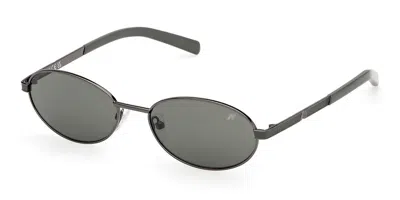 K-way Kw0030 08n Men's Sunglasses Gunmetal Size 55 In Gray