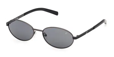 K-way Kw0030 09a Men's Sunglasses Gunmetal Size 55 In Gray